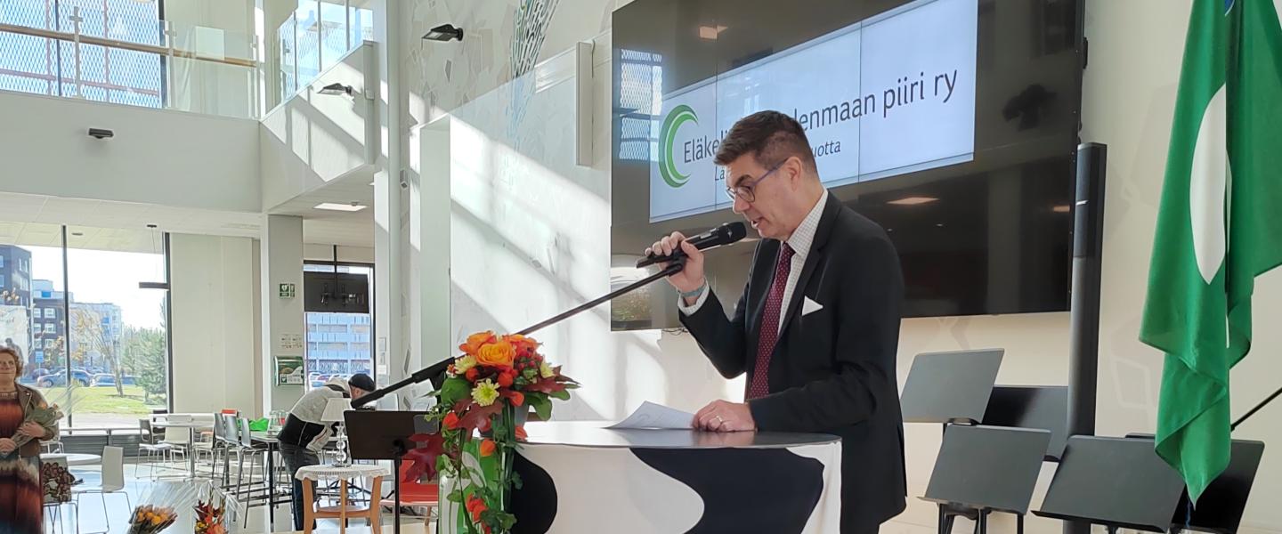 Liiton toiminnanjohtaja Hyvinkäällä