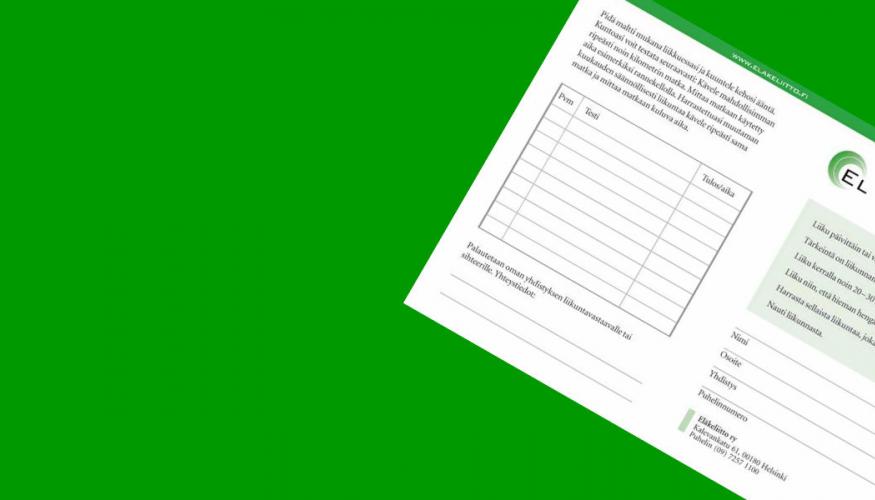 Kuntokortin palautus